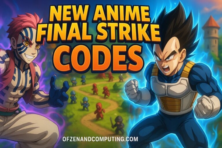 Anime Final Strike Codes (November 2025) 99+ NEW Active Codes
