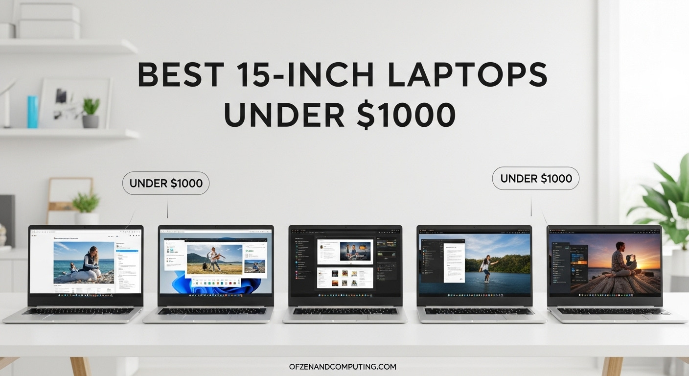 Best 15-inch Laptops Under $1000