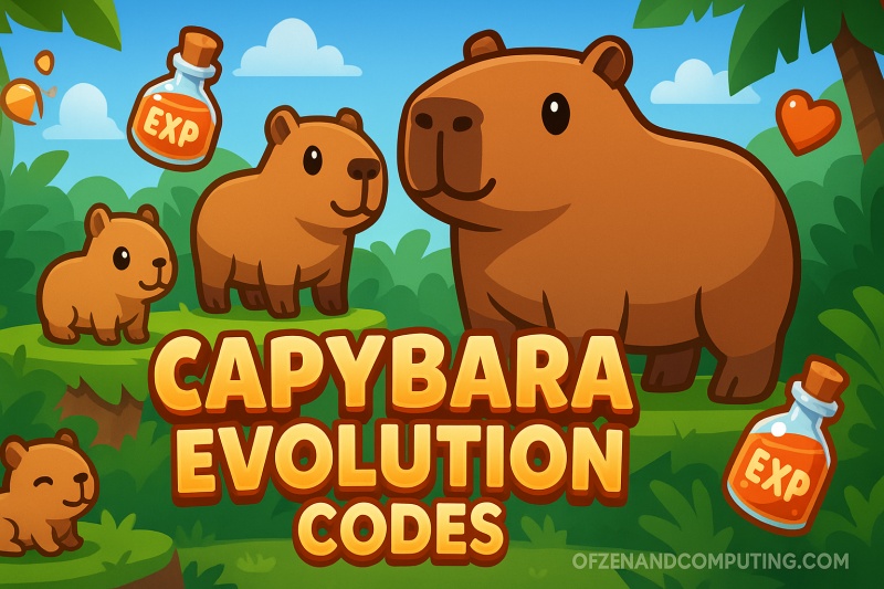 Capybara evolution codes july 2025 48 new active codes