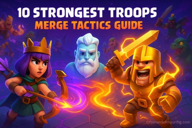 Clash Royale - Strongest Troops in Merge Tactics
