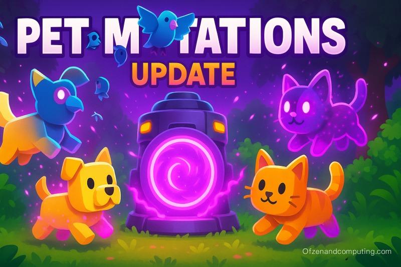 Grow A Garden Pet Mutations Update (2025) Launch Guide