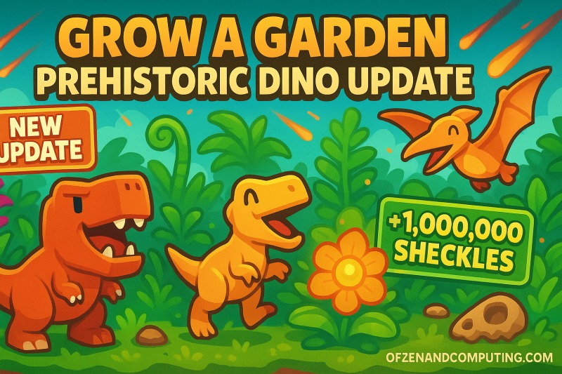 Grow A Garden Prehistoric Dino Update LEAKED - Super Seeds & Dinosaur Pets