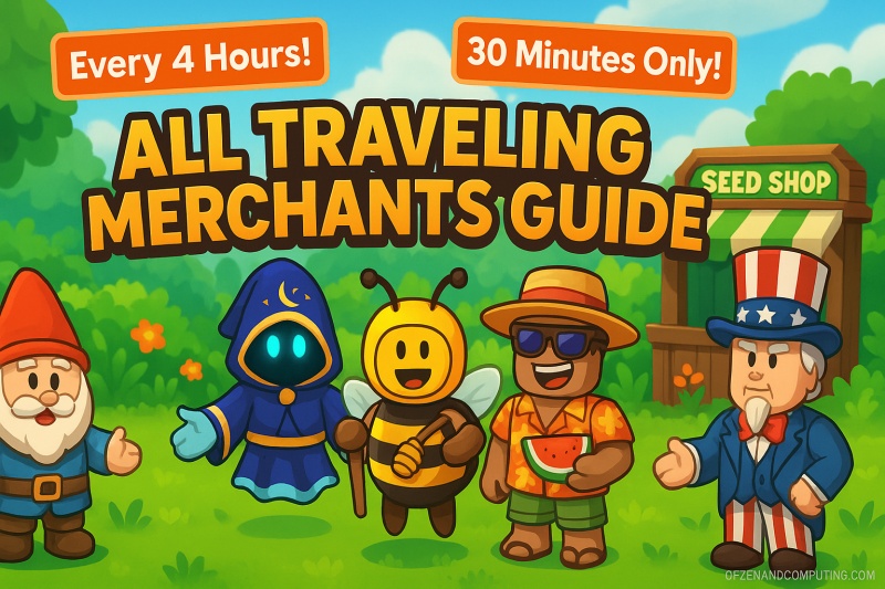 Grow a Garden Traveling Merchants Guide 2025