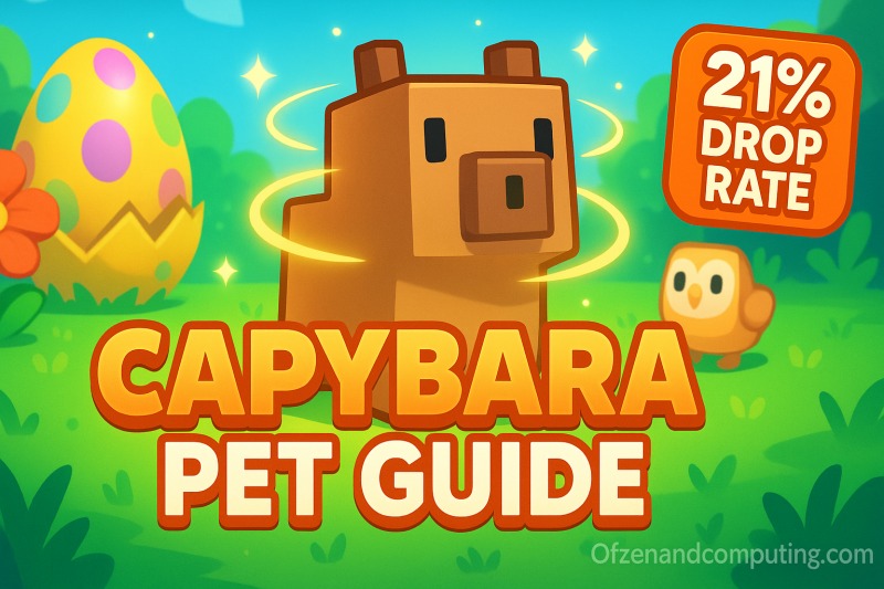 How To Get The Capybara In Grow a Garden Roblox