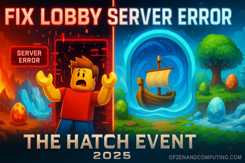 How to Fix Lobby Server Error in Roblox The Hatch 2025 Event?