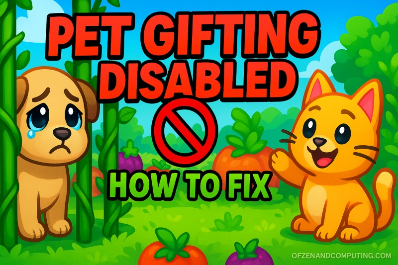 How to Fix "Pet Gifting Disabled" in Grow a Garden