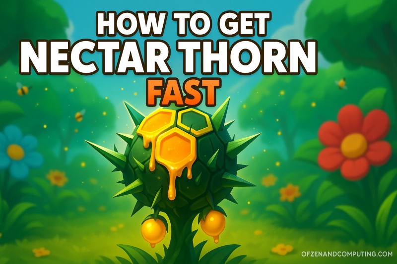 How to Get Nectar Thorn in Grow a Garden Roblox
