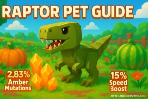 How to Get Raptor Pet in Grow a Garden