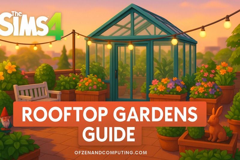 How to Place Plants on Roofs in The Sims 4