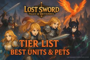Lost Sword: Tales of Britania Tier List 2025: Pets/Units