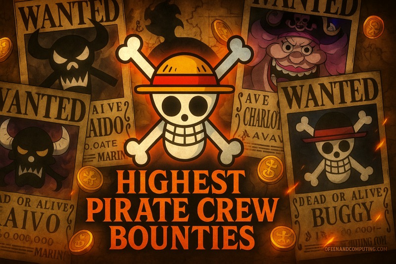 One Piece: Top 7 Highest Pirate Crew Bounties Ranked