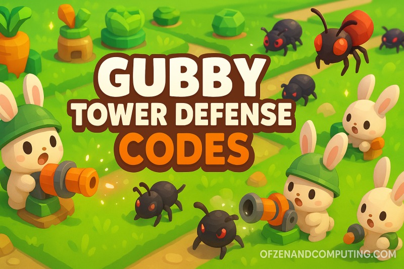 Roblox Gubby Tower Defense Codes