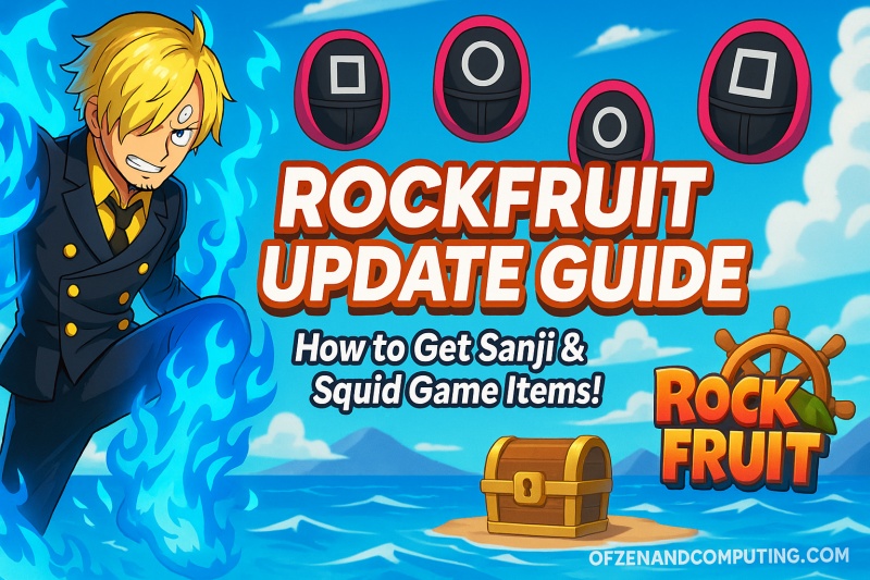 RockFruit Sanji Guide + Squid Game Items
