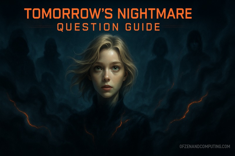 Tomorrow's Nightmare Question Answer in Death Stranding 2