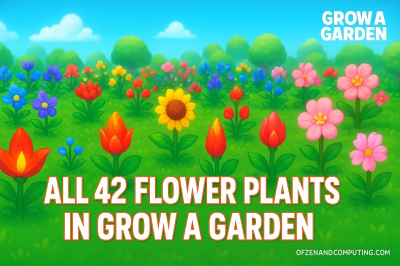 All 42 Flower Plants in Grow a Garden