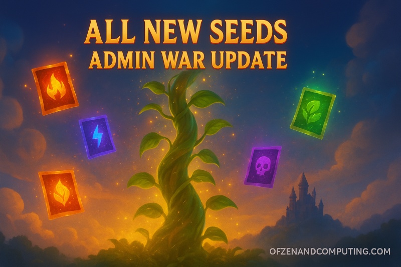 All 6 New Seeds in Grow a Garden Admin War Update