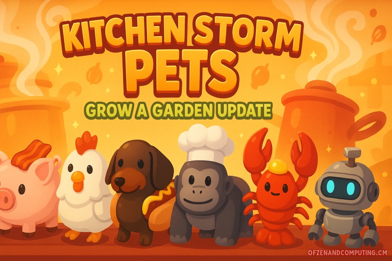 All New Pets in Grow a Garden Kitchen Storm Update