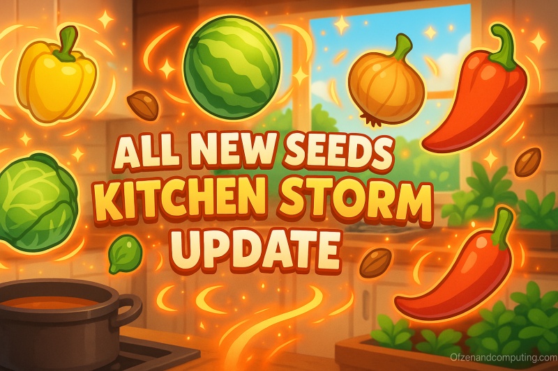 All New Seeds in Grow a Garden Kitchen Storm Update