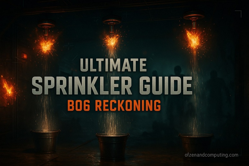 BO6 Zombies Sprinkler
