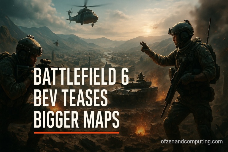 Battlefield 6 Dev Teases Massive Maps Coming
