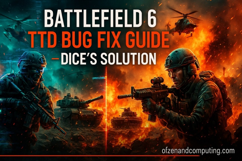 Battlefield 6 TTD Bug Fix Guide