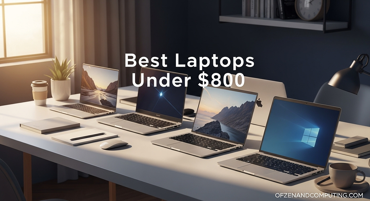 Best Laptops Under $800