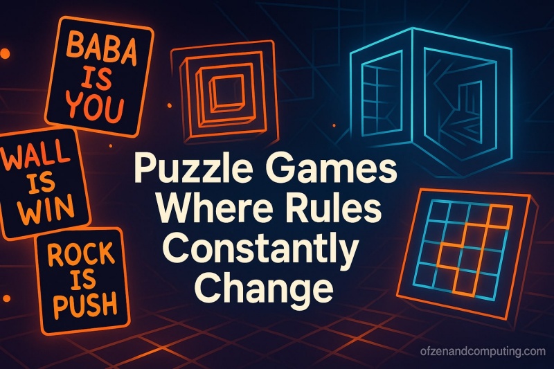 Best Puzzle Games With Changing rules