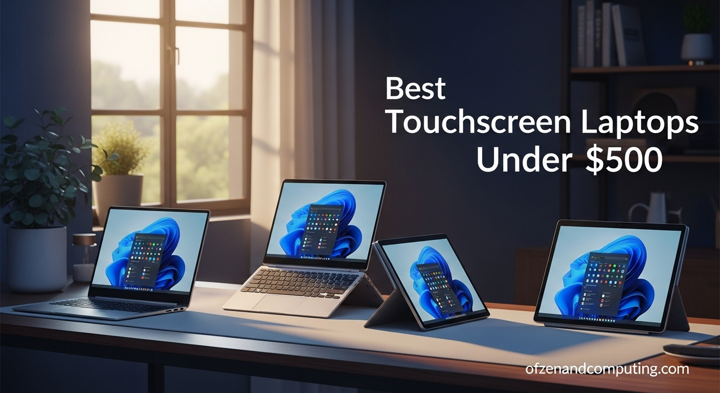 Best Touchscreen Laptops Under $500