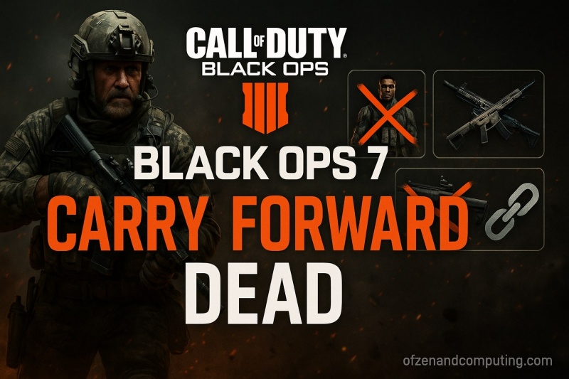 Black Ops 7 Carry Forward DEAD