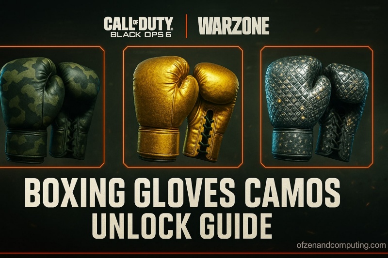 Boxing Gloves Camos Guide B