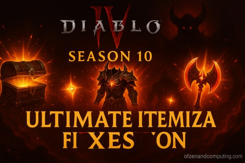 Diablo 4 Season 10 Itemization Guide
