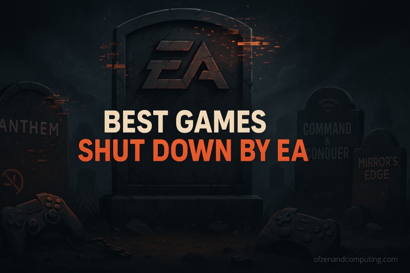 EA Games Shut Down