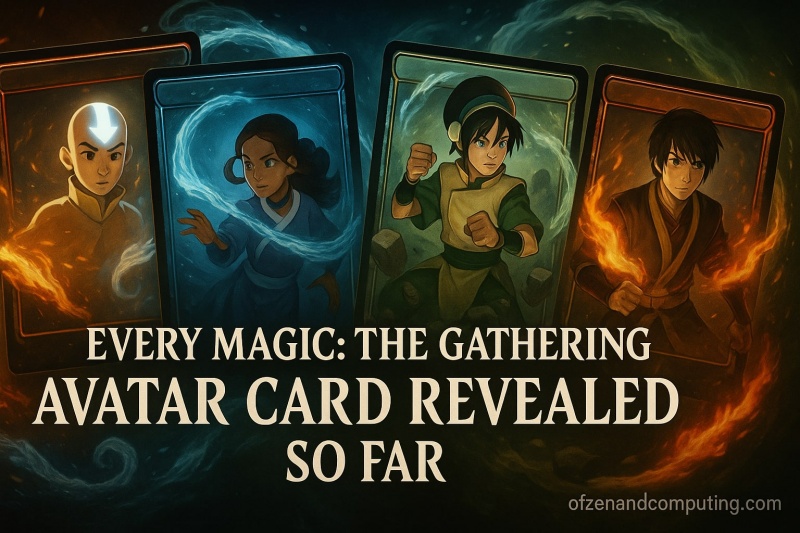 Every Avatar MTG Card Spoiled