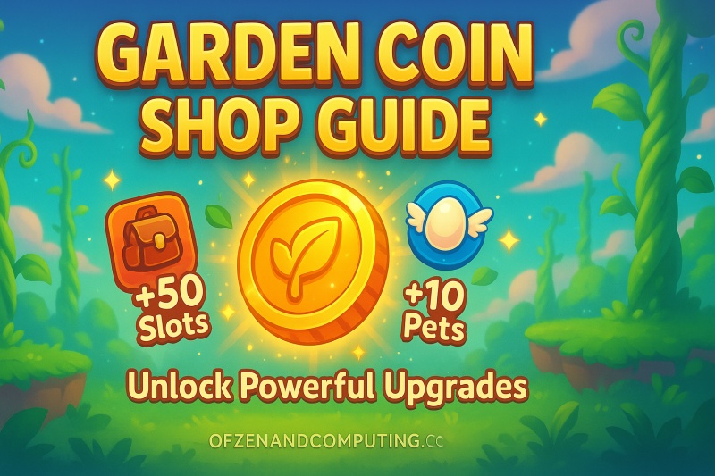 Grow a Garden Garden Coin Shop Guide