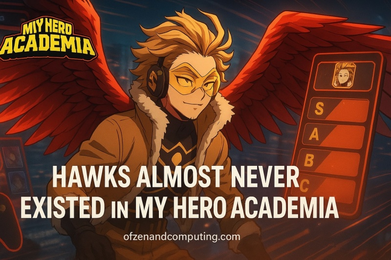 Hawks Almost Never Existed in My Hero Academia