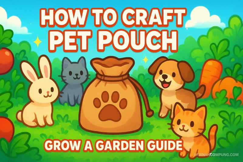 How to Craft Pet Pouch in Grow a Garden