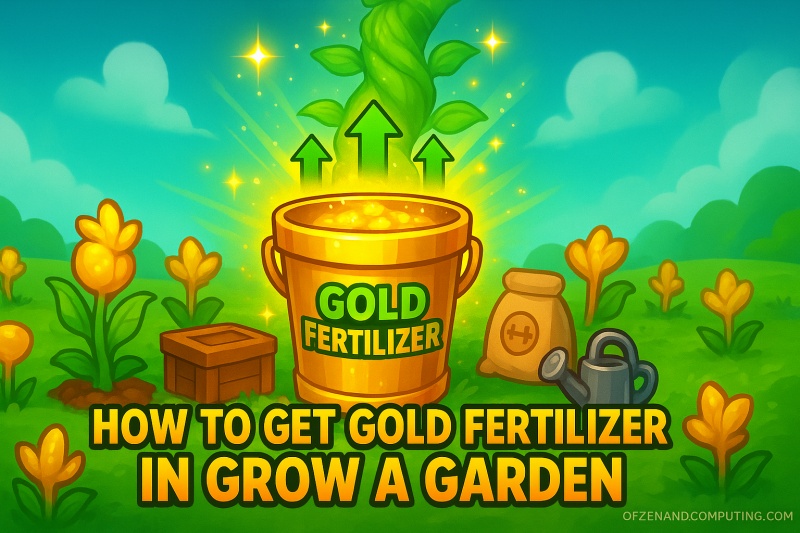 How to Get Gold Fertilizer in Grow a Garden Roblox