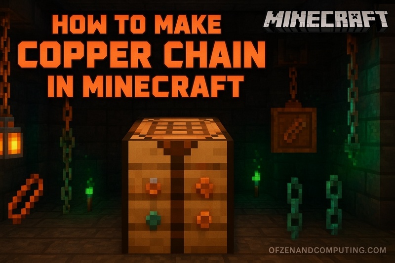 How to Make Copper Chain in Minecraft