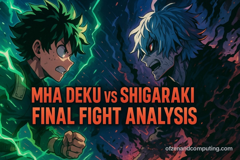 MHA Deku vs Shigaraki