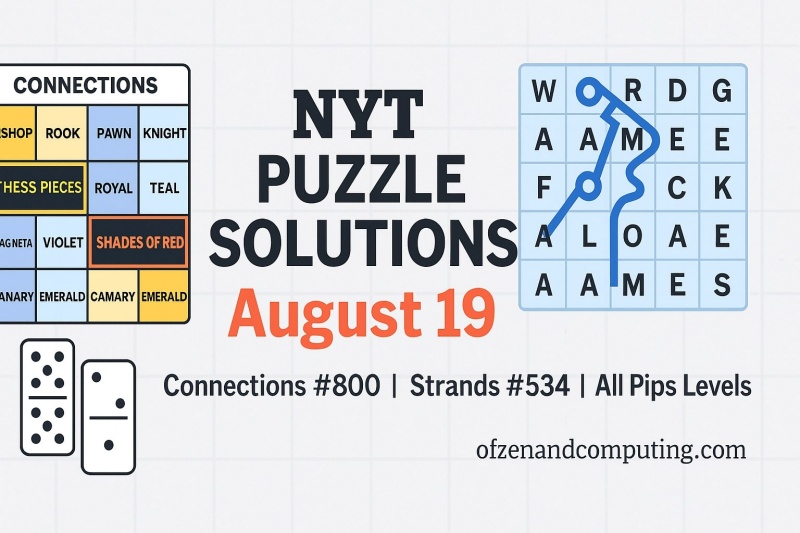 NYT Connections 800