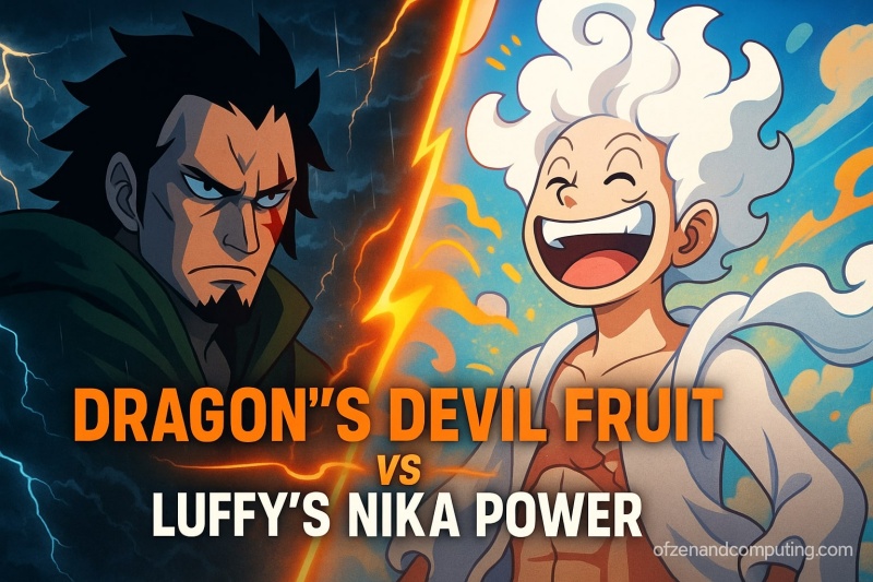 One Piece Dragon vs Luffy Devil