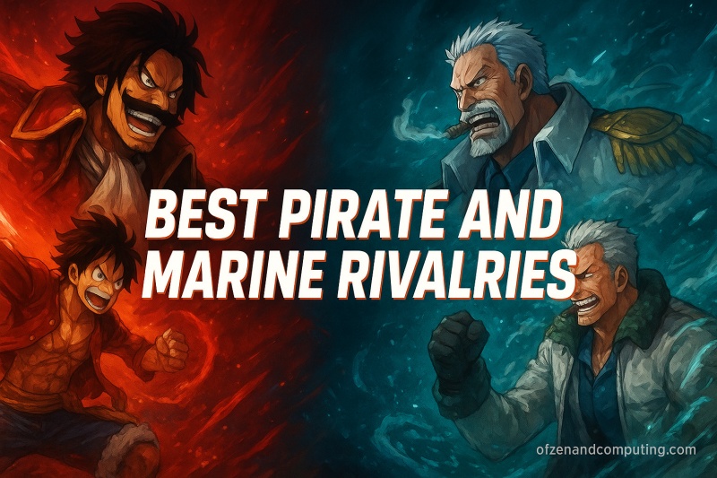 One Piece Pirate vs Marine Rivalries