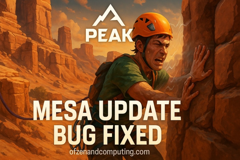 PEAK Mesa Invisible Wall Bug