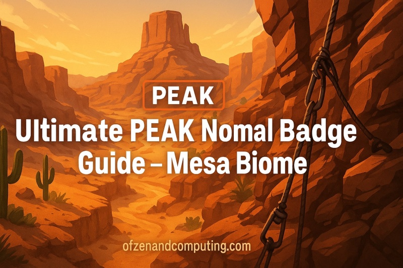 PEAK Nomad Badge Guide