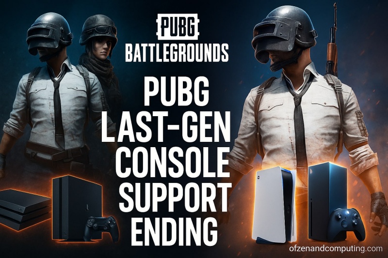 PUBG Last Gen Support Ends