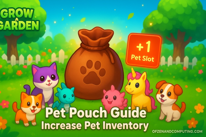 Pet Pouch Guide Grow a Garden