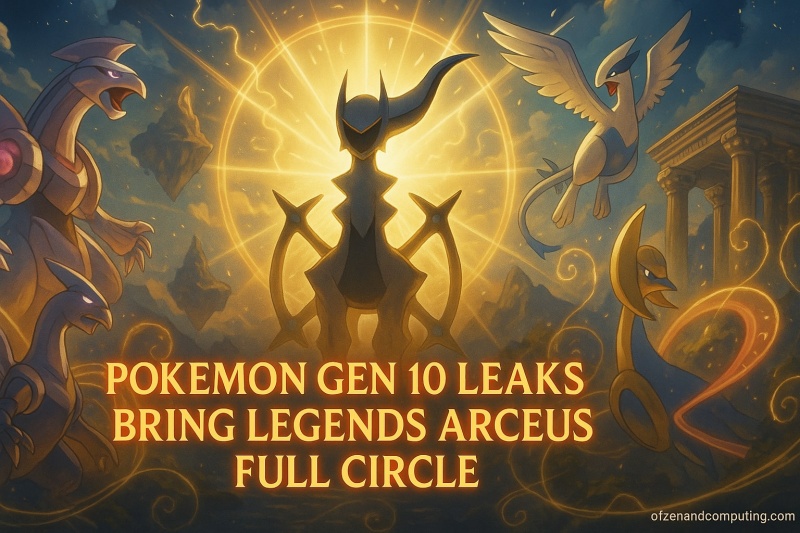Pokemon Gen 10 Leaks