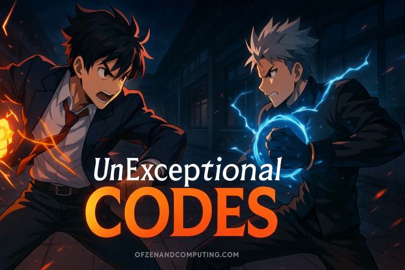 Roblox UnExceptional Codes 2025