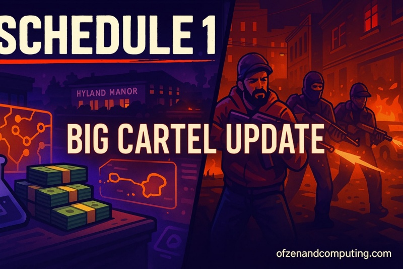 Schedule 1 Cartel Update Guid