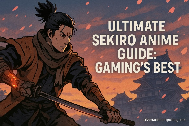 Sekiro Anime Guide